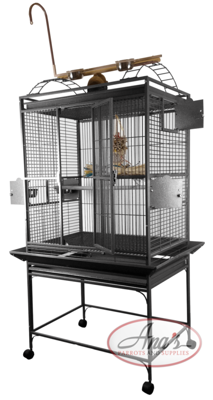 8003223 Black - 32"x23"x66" PlayTop Cage