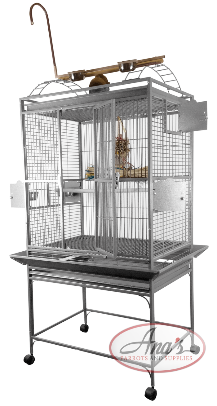 8003223 White - 32"x23"x66" PlayTop Cage