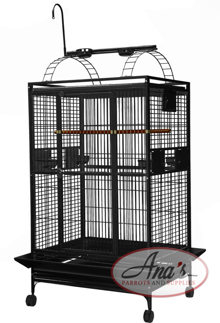 8003628 Black - 36"x28"x66" PlayTop Cage