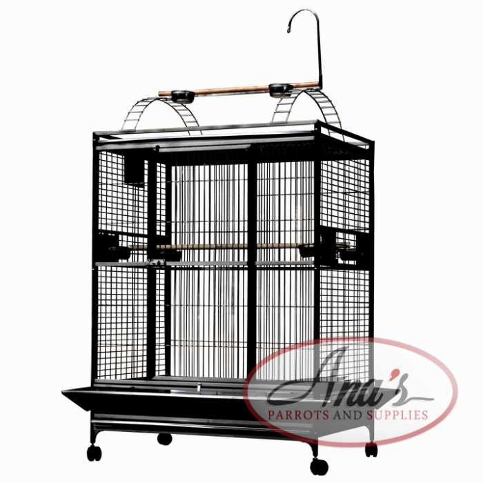8004836 Black - 48"x36"x76" PlayTop Cage