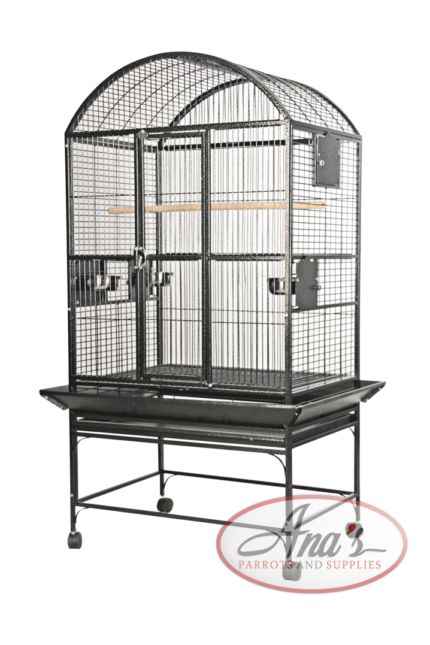 9002422 Black - 24"x22"x61" DomeTop Cage